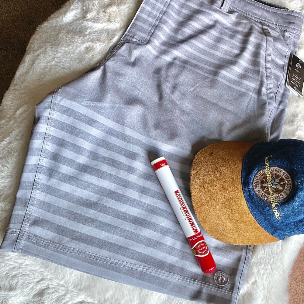 NWT HANG TEN | Mens Hybrid Shorts Cool Quick Dry Comfy Swim 4 Way Stretch Sz 40